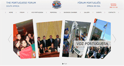 Desktop Screenshot of portugueseforum.org.za